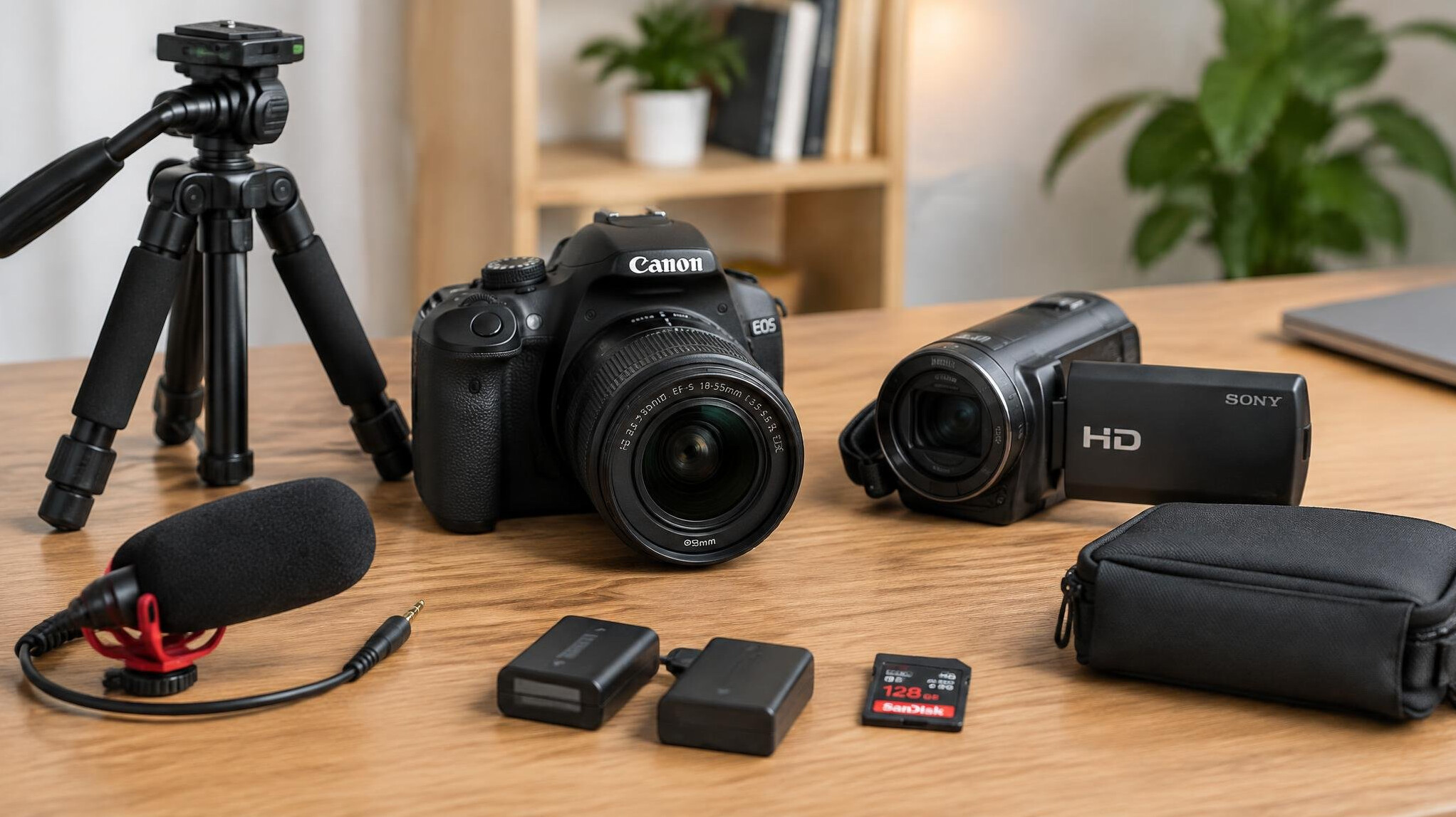 beginner video camera setup